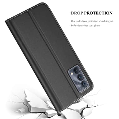 Realme GT Master lommebokdeksel etui (svart)