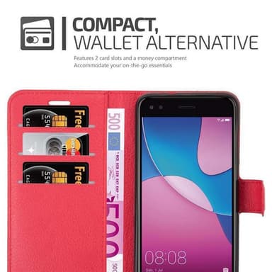 Huawei Y6 PRO 2017 Deksel Etui Case (rød)