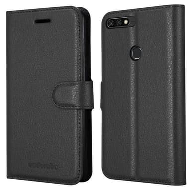Honor 7C / Huawei Y7 2018 Deksel Etui Case (svart)