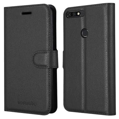 Honor 7C / Huawei Y7 2018 Deksel Etui Case (svart)