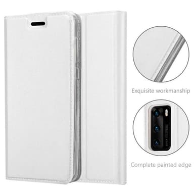 Huawei P40 lommebokdeksel etui (sølv)