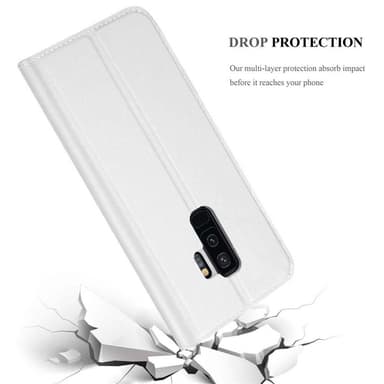 Samsung Galaxy S9 PLUS lommebokdeksel etui (sølv)