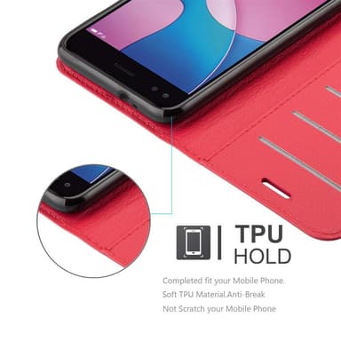 Huawei Y6 PRO 2017 Deksel Etui Case (rød)
