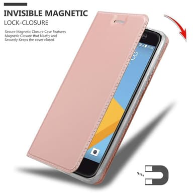 HTC ONE M10 lommebokdeksel etui (rosa)