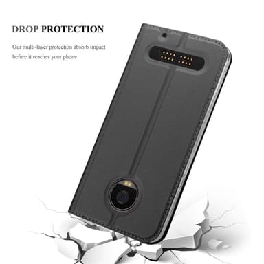 Motorola MOTO Z2 lommebokdeksel etui (svart)