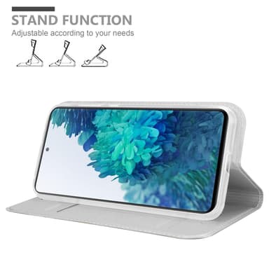 Samsung Galaxy S20 FE lommebokdeksel etui (sølv)