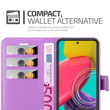 Samsung Galaxy M53 5G Deksel Etui Case (lilla)