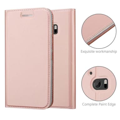 HTC ONE M10 lommebokdeksel etui (rosa)