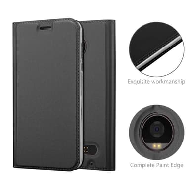 Motorola MOTO Z2 lommebokdeksel etui (svart)