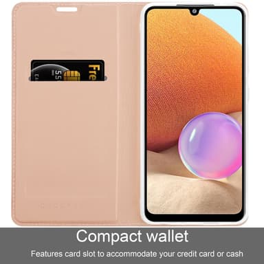 Samsung Galaxy A32 4G lommebokdeksel etui (rosa)