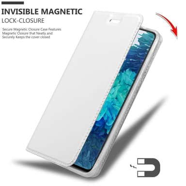 Samsung Galaxy S20 FE lommebokdeksel etui (sølv)