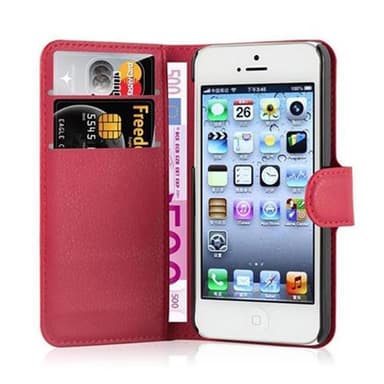 iPhone 5 / 5S / SE 2016 Deksel Etui Case (rød)