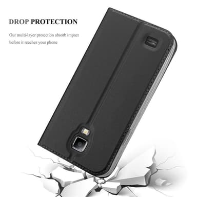 Samsung Galaxy S4 ACTIVE lommebokdeksel etui (svart)
