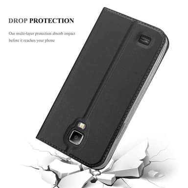 Samsung Galaxy S4 ACTIVE lommebokdeksel etui (svart)
