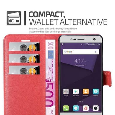 ZTE Blade V8 MINI Deksel Etui Case (rød)