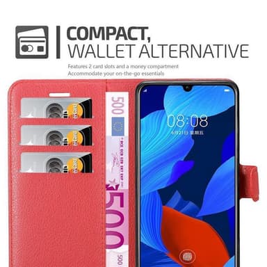 Huawei NOVA 5 / 5 PRO Deksel Etui Case (rød)