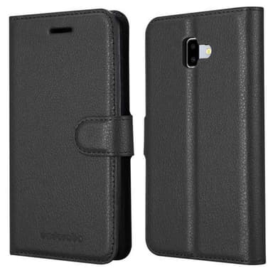 Samsung Galaxy J6 PLUS Deksel Etui Case (svart)