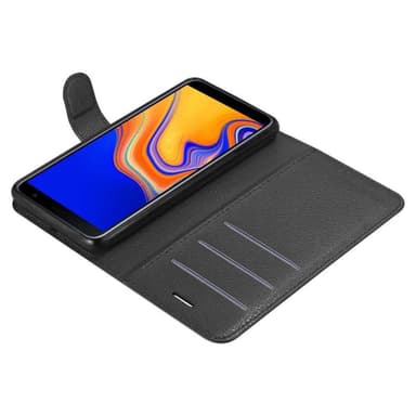 Samsung Galaxy J6 PLUS Deksel Etui Case (svart)