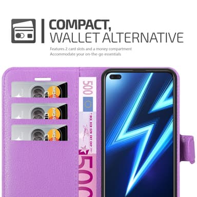 Realme 6 PRO Deksel Etui Case (lilla)