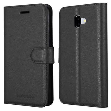 Samsung Galaxy J6 PLUS Deksel Etui Case (svart)