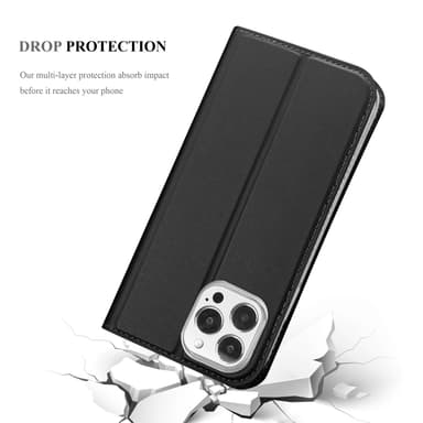 iPhone 13 PRO lommebokdeksel etui (svart)