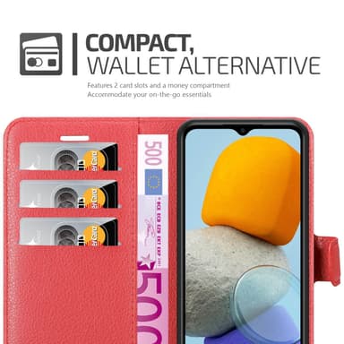 Samsung Galaxy M23 5G Deksel Etui Case (rød)