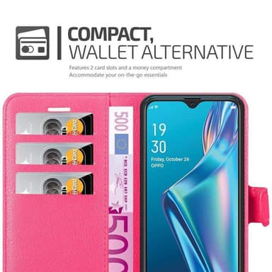 Oppo A12 Deksel Etui Case (rosa)