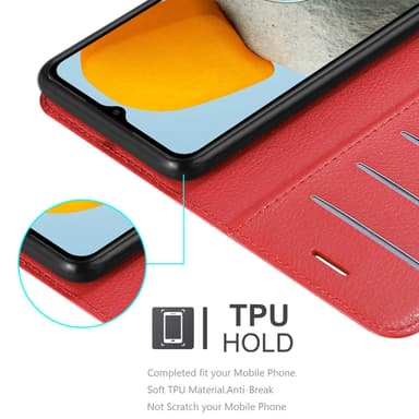 Samsung Galaxy M23 5G Deksel Etui Case (rød)