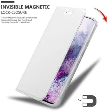 Samsung Galaxy S20 lommebokdeksel etui (sølv)