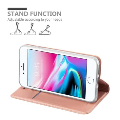 iPhone 7 / 7S / 8 / SE 2020 lommebokdeksel etui (rosa)
