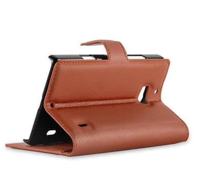 Nokia Lumia 929 / 930 Deksel Etui Case (brun)