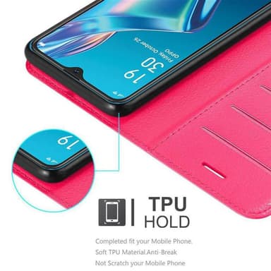 Oppo A12 Deksel Etui Case (rosa)