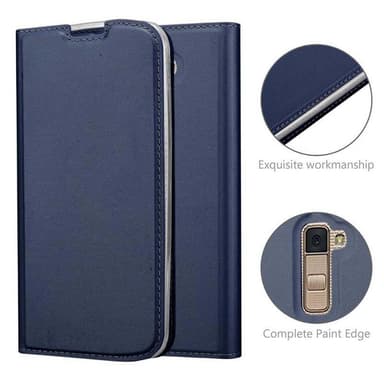 LG K10 2016 lommebokdeksel etui (blå)