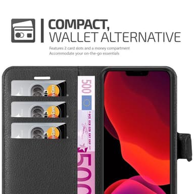 iPhone 12 PRO MAX Deksel Etui Case (svart)