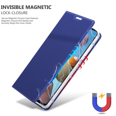 Samsung Galaxy A21s lommebokdeksel etui (blå)