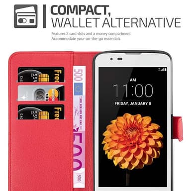 LG K7 2016 Deksel Etui Case (rød)