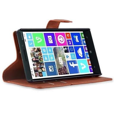 Nokia Lumia 929 / 930 Deksel Etui Case (brun)