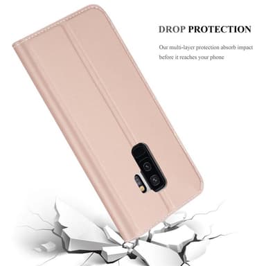 Samsung Galaxy S9 PLUS lommebokdeksel etui (rosa)
