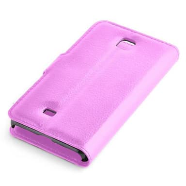 LG OPTIMUS F5 / LUCID 2 Deksel Etui Case (lilla)