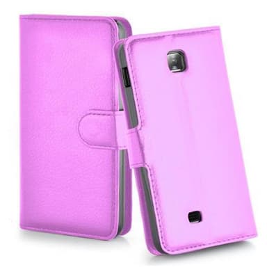 LG OPTIMUS F5 / LUCID 2 Deksel Etui Case (lilla)