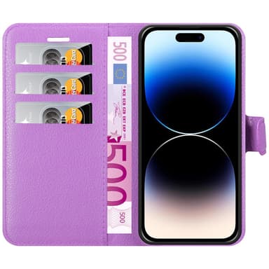 iPhone 14 PRO Deksel Etui Case (lilla)