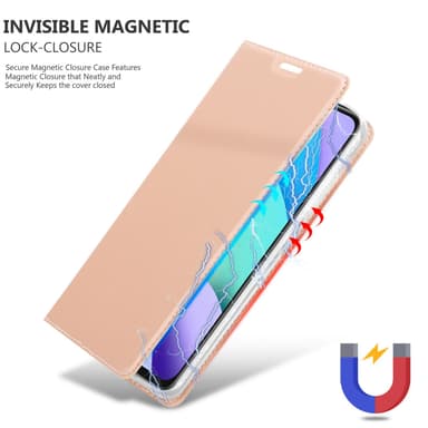 Xiaomi RedMi 10 lommebokdeksel etui (rosa)