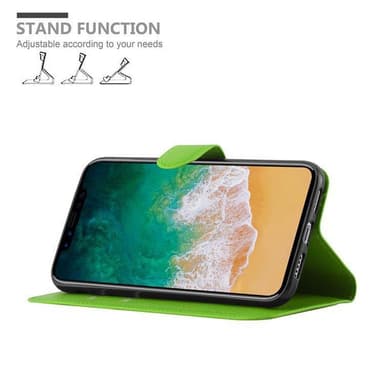 iPhone X / XS Deksel Etui Case (grønn)