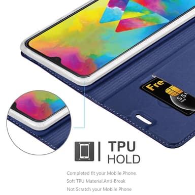 Samsung Galaxy M21 / M30s lommebokdeksel etui (blå)