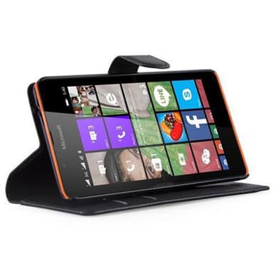 Nokia Lumia 540 Deksel Etui Case (svart)