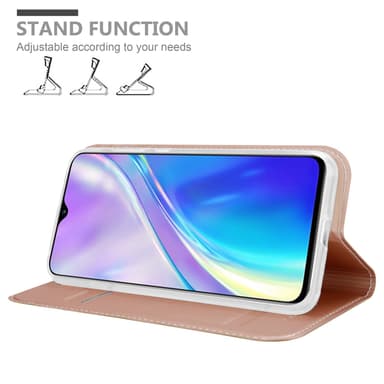 Realme X2 / XT / Oppo K5 lommebokdeksel etui (rosa)