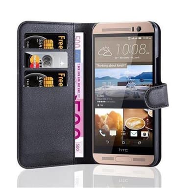 HTC ONE M9 PLUS / ONE ME Deksel Etui Case (svart)