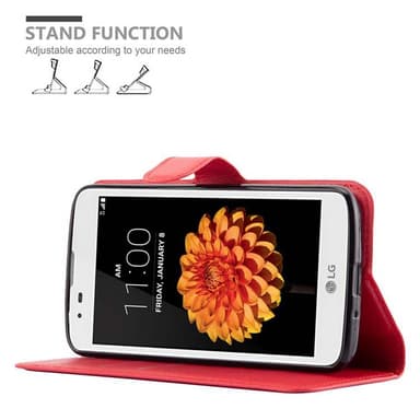 LG K7 2016 Deksel Etui Case (rød)