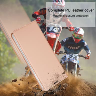 Xiaomi RedMi 10 lommebokdeksel etui (rosa)