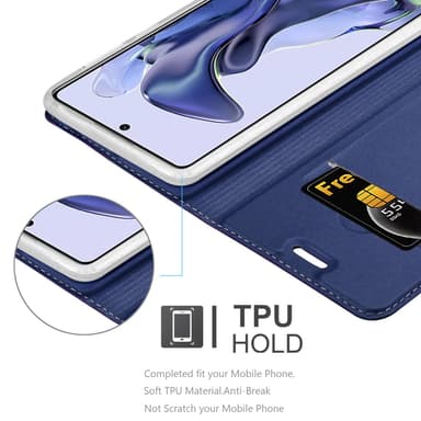 Xiaomi 11T / 11T PRO lommebokdeksel etui (blå)